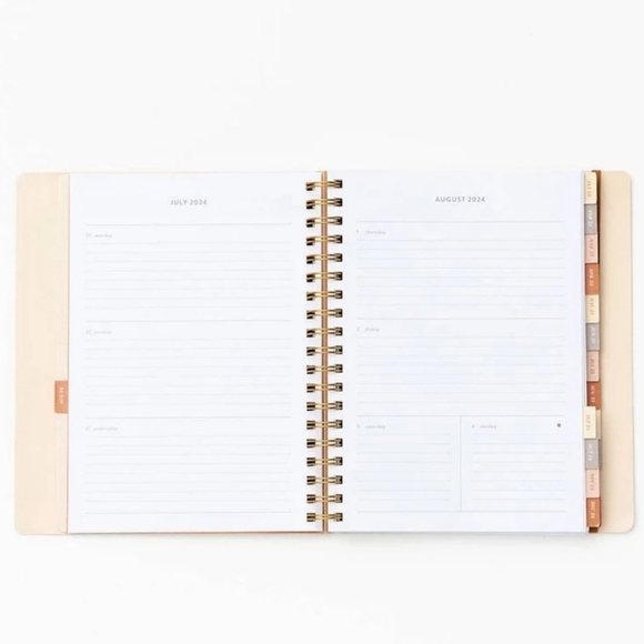 Floral 2025 Planner with Orange Accents - Picture 10 of 16